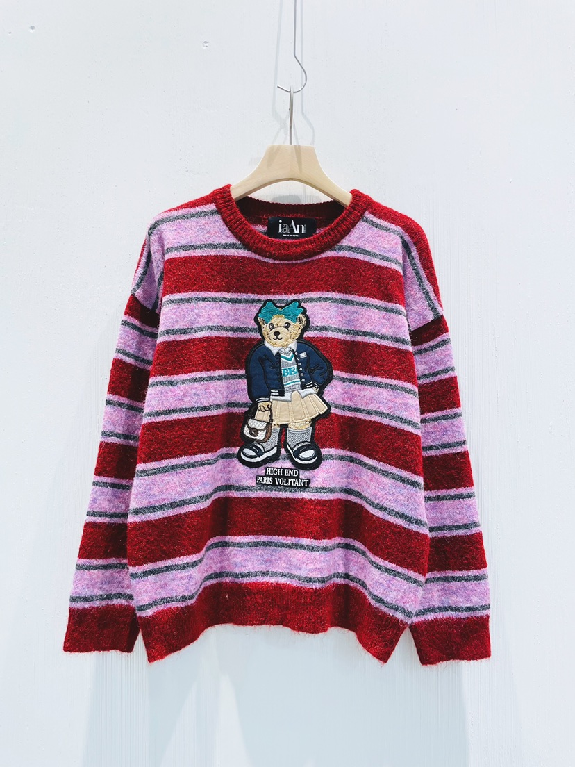 IAAN韓國代購㊣女裝新品25秋冬時尚休閑推薦熱賣職業真品衛衣iaAn衛衣圖色2