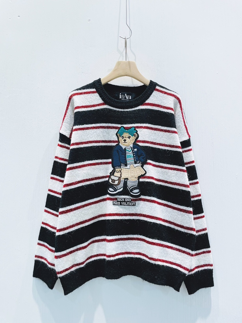 IAAN韓國代購㊣女裝新品25秋冬時尚休閑推薦熱賣職業真品衛衣iaAn衛衣圖色3