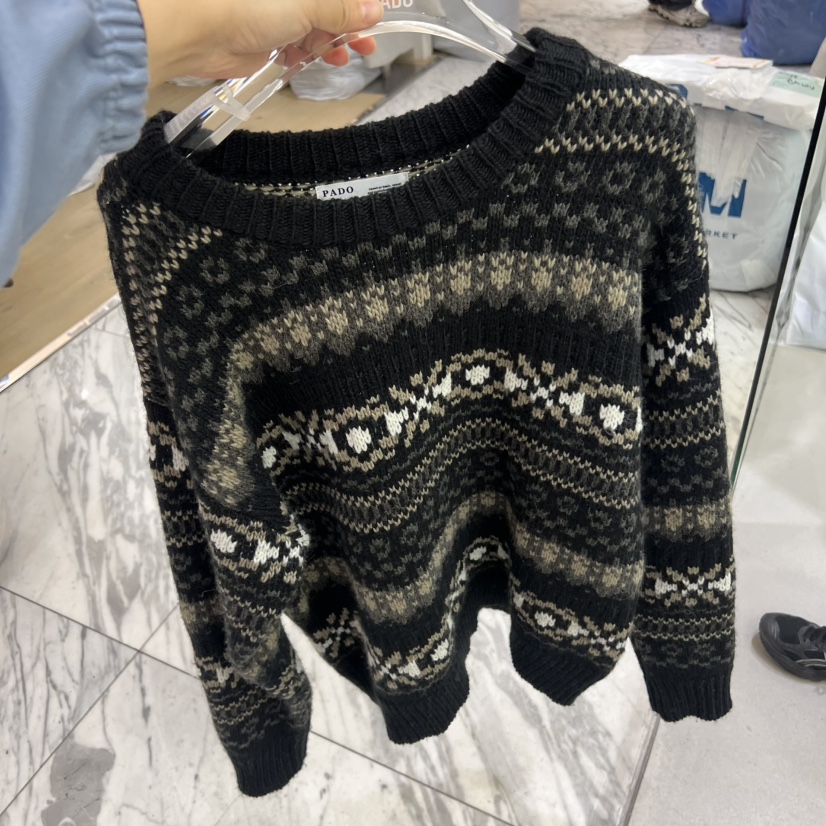 PADO東大門㊣直郵女裝新款25秋冬推薦休閑時尚真品職業毛衣PADO毛衣圖色3