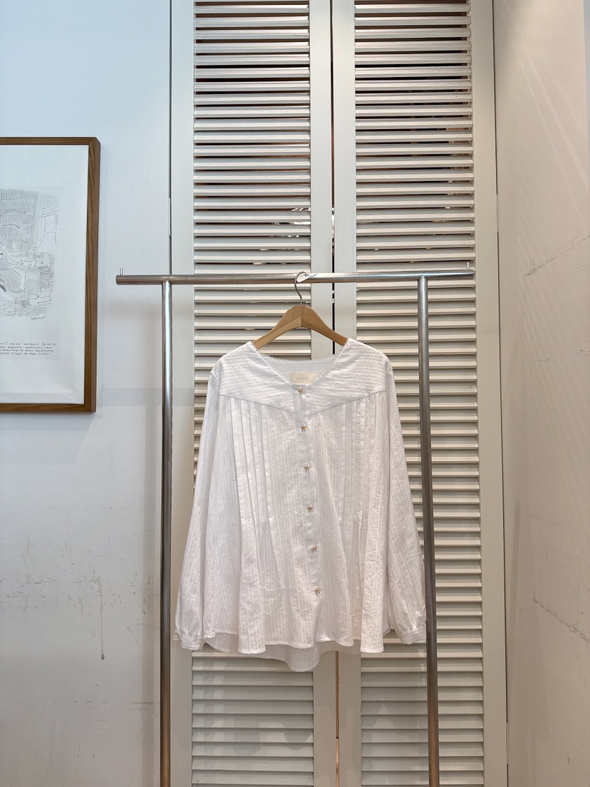 FAVE-L東大門㊣代購女士新款推薦人氣職業真品時尚襯衫蕾絲衫FAVE-L襯衫/蕾絲衫圖色1