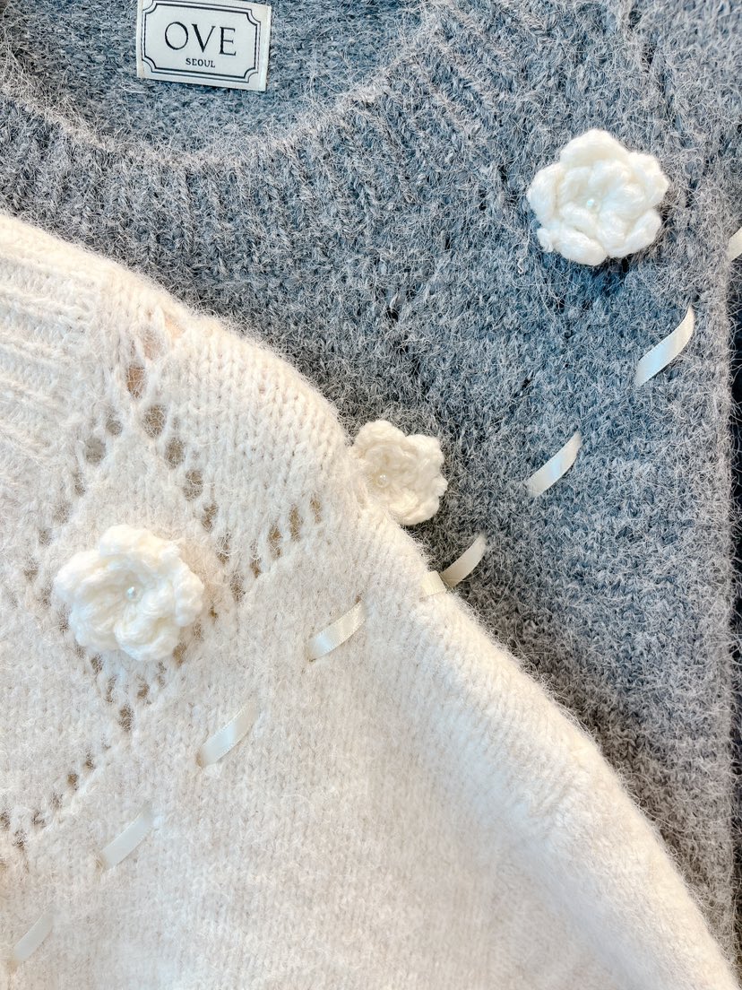 OVE東大門㊣實拍女士新品真品25秋冬時尚休閑職業人氣推薦毛衣OVE毛衣