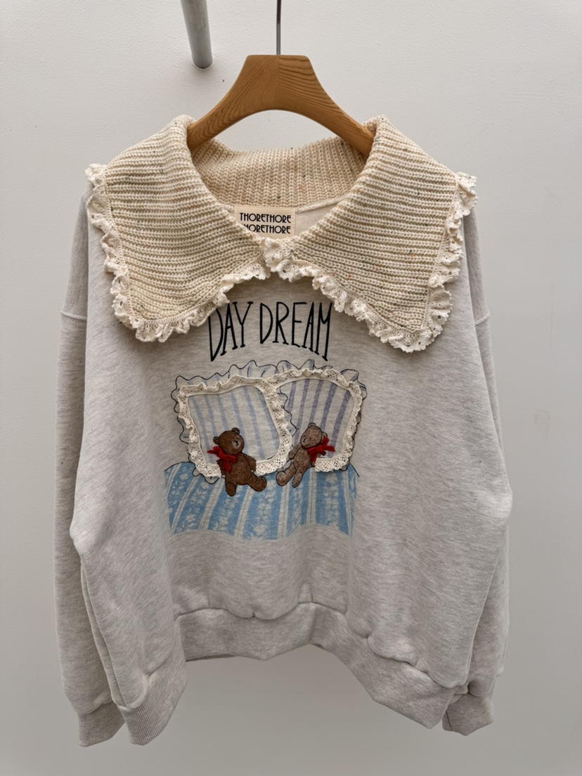 THORE東大門㊣直郵女士新款推薦25秋冬職業休閑熱賣真品衛衣THORE衛衣圖色1