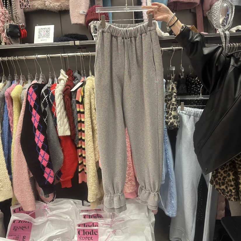 CLODE東大門㊣實拍女士新款真品時尚推薦休閑人氣休閑褲加絨CLODE休閑褲圖色3