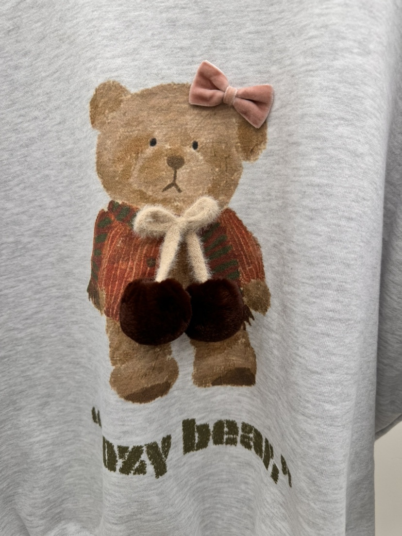 THORE韓國代購㊣女裝新款推薦真品熱賣25秋冬時尚人氣休閑衛衣THORE衛衣