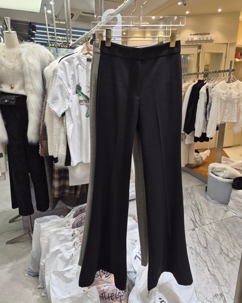 WORK SHOP韓國直郵㊣女士新款真品休閑時尚熱賣人氣休閑褲Work_shop休閑褲圖色2