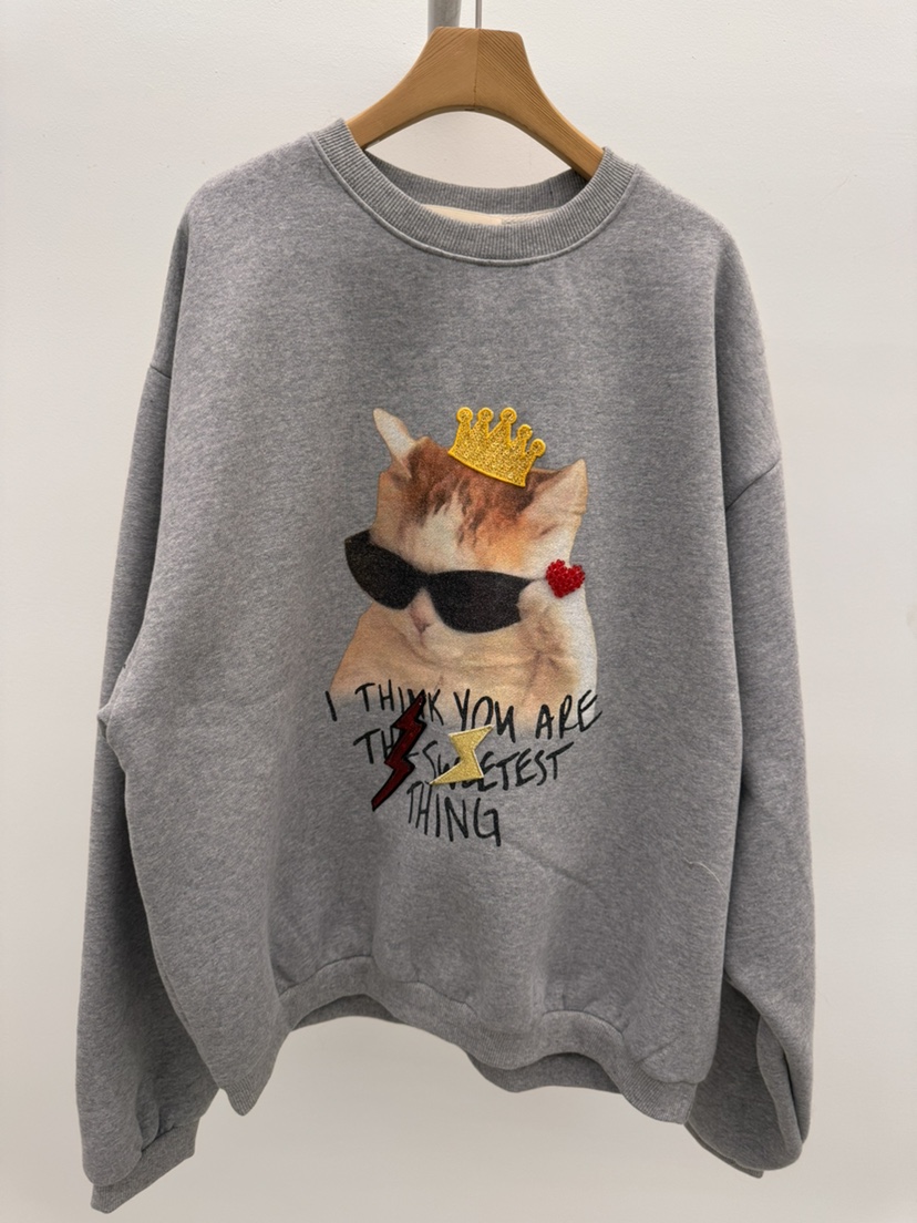 THORE東大門㊣直郵女裝新款熱賣真品時尚推薦休閑人氣職業衛衣THORE衛衣圖色1