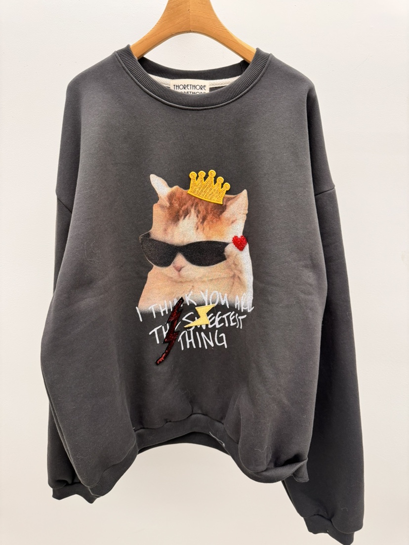 THORE東大門㊣直郵女裝新款熱賣真品時尚推薦休閑人氣職業衛衣THORE衛衣圖色2