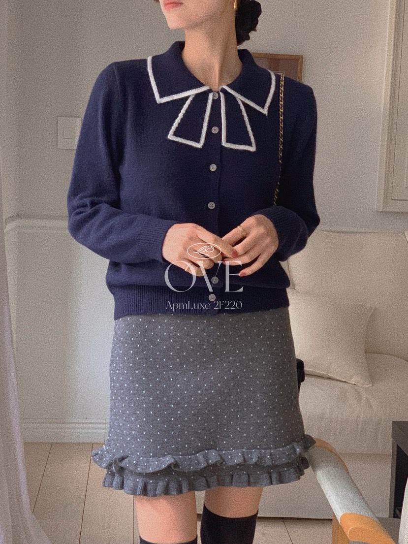 OVE東大門㊣代購女裝新品真品25秋冬職業推薦人氣針織衫羊毛衫OVE針織衫