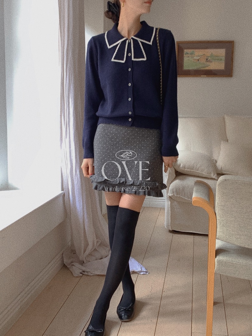 OVE東大門㊣代購女裝新品真品25秋冬職業推薦人氣針織衫羊毛衫OVE針織衫