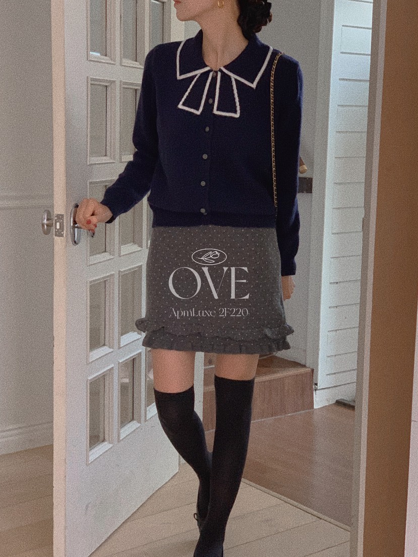 OVE東大門㊣代購女裝新品真品25秋冬職業推薦人氣針織衫羊毛衫OVE針織衫