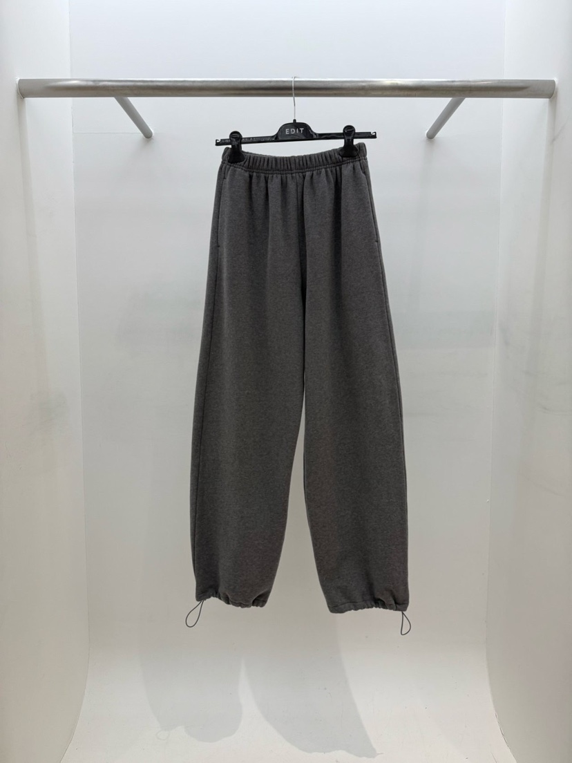 EDIT東大門㊣代購女裝新品職業推薦25秋冬時尚休閑休閑褲加絨EDIT休閑褲圖色2墨色