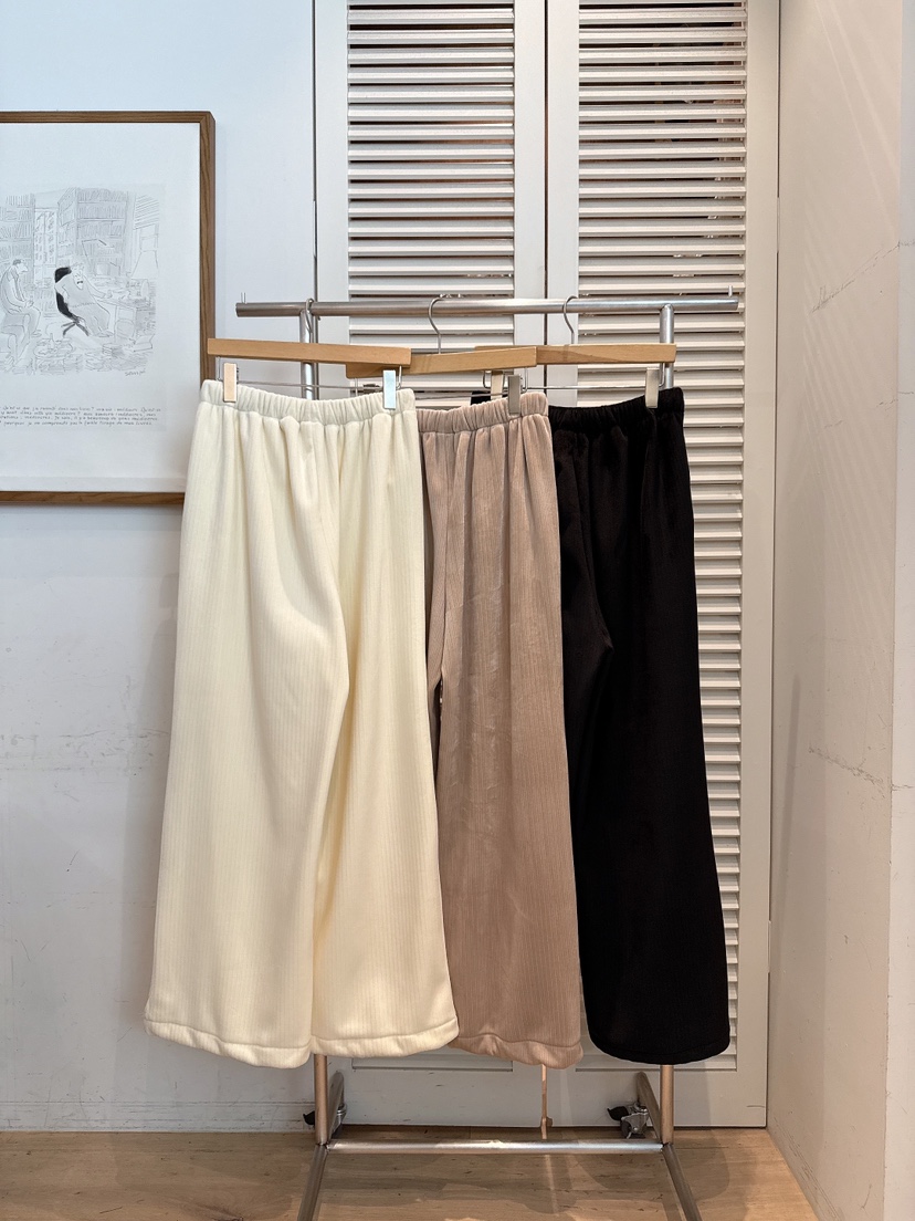 FAVE-L韓國代購㊣女士新款時尚25秋冬人氣休閑熱賣休閑褲貂皮FAVE-L休閑褲