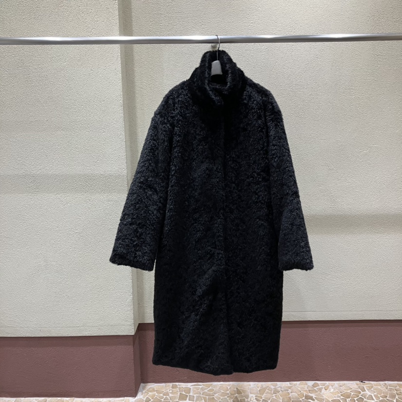 BROCCOLISALAD東大門㊣直郵女士新品時尚人氣中長款大衣口袋BROCCOLISALAD中長款大衣圖色2