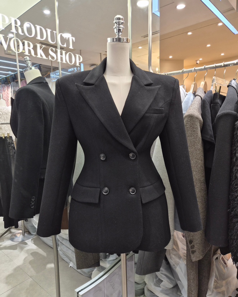 WORK SHOP東大門㊣代購女士新品人氣推薦熱賣真品職業夾克Work_shop夾克圖色2