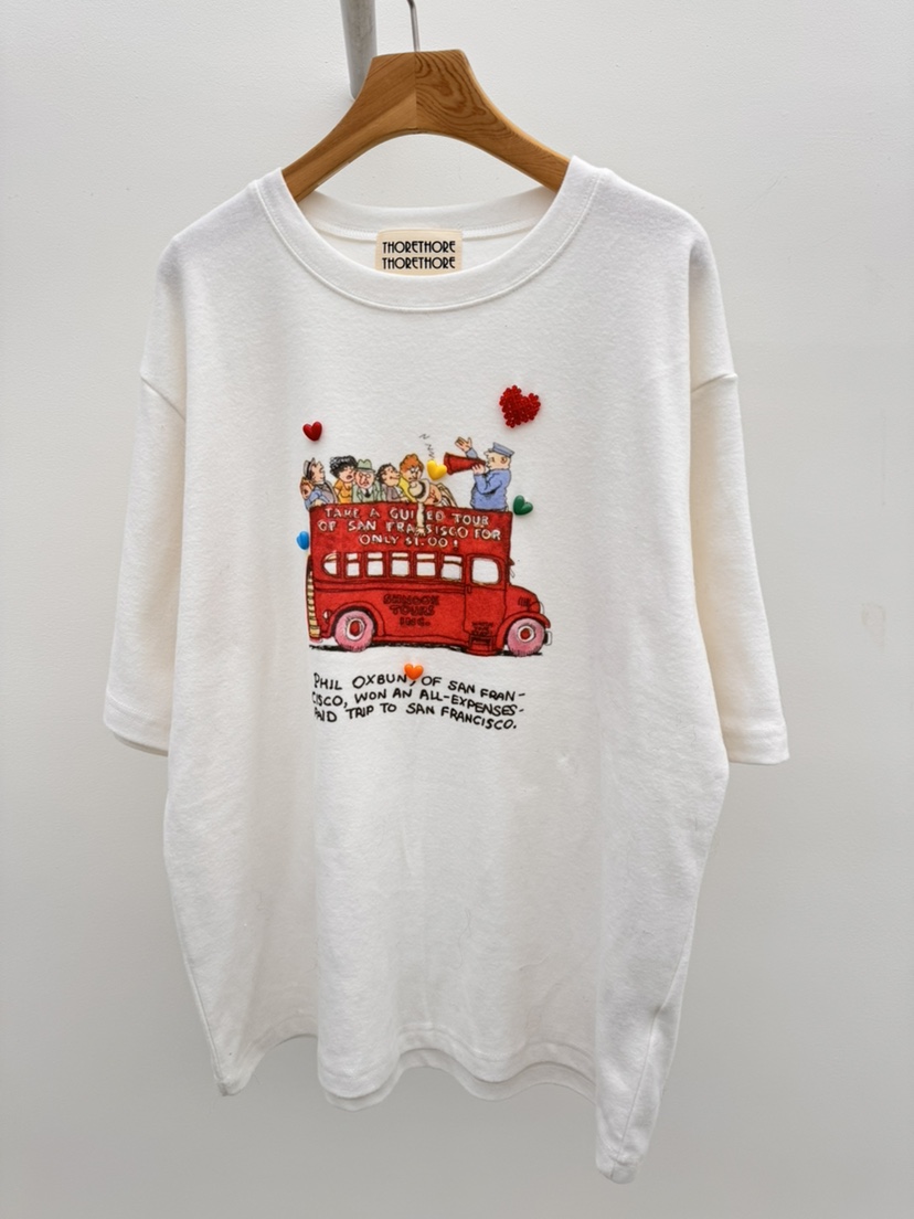 THORE東大門㊣實拍女裝新品職業真品25秋冬熱賣推薦休閑T恤THORET恤圖色1