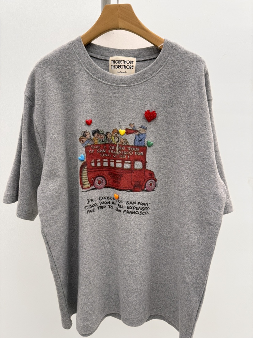 THORE東大門㊣實拍女裝新品職業真品25秋冬熱賣推薦休閑T恤THORET恤圖色2