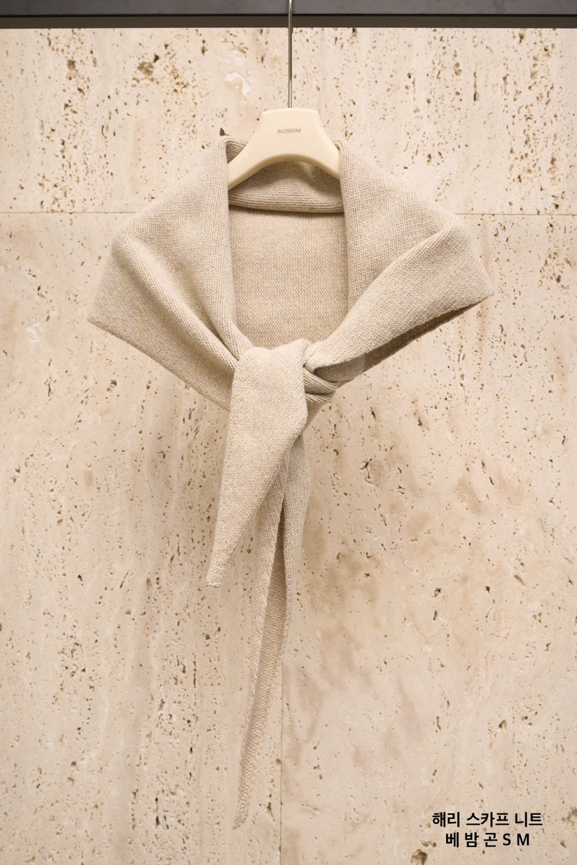 BLOSSOM東大門㊣直郵女裝新款推薦人氣休閑職業熱賣毛衣含圍巾BLOSSOM毛衣