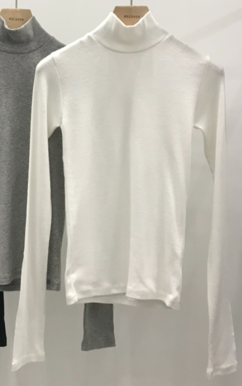 RECOVER韓國直郵㊣女裝新品職業真品休閑時尚熱賣人氣長袖T恤RECOVER/MOMENT長袖T恤圖色3