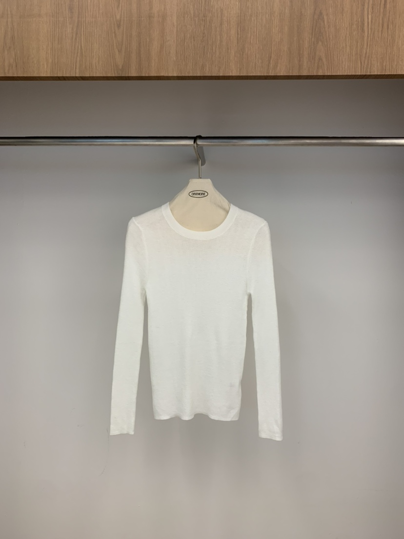 ONE MONE東大門㊣直郵女士新品休閑人氣真品職業長袖T恤天絲ONE MONE長袖T恤圖色1