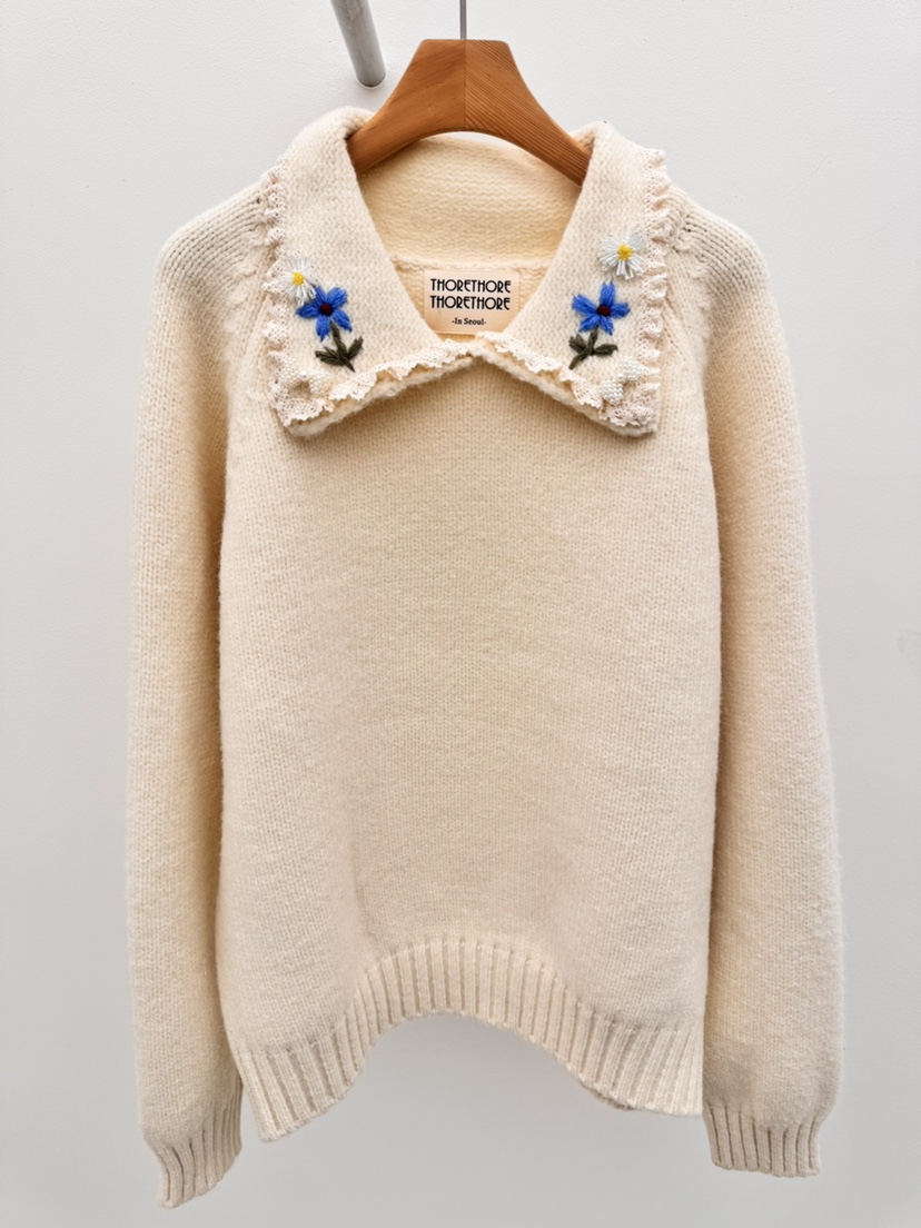 THORE東大門㊣直郵女裝新品職業人氣推薦熱賣25秋冬休閑針織衫THORE針織衫圖色1