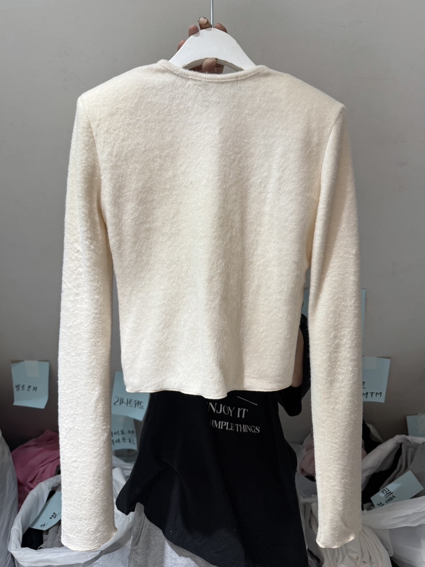 BELITA-L韓國代購㊣女裝新品休閑熱賣時尚職業針織衫開衫棉BELITA-L針織衫