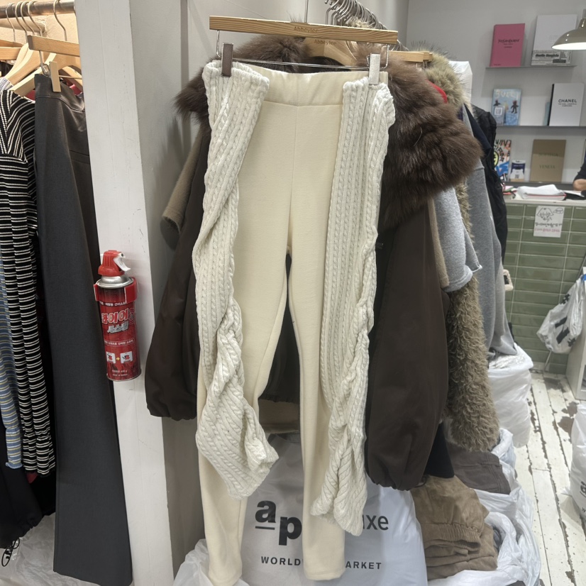 ABBEYLEE韓國直郵㊣女裝新品時尚職業25秋冬套裝緊身褲保暖ABBEYLEE套裝圖色1