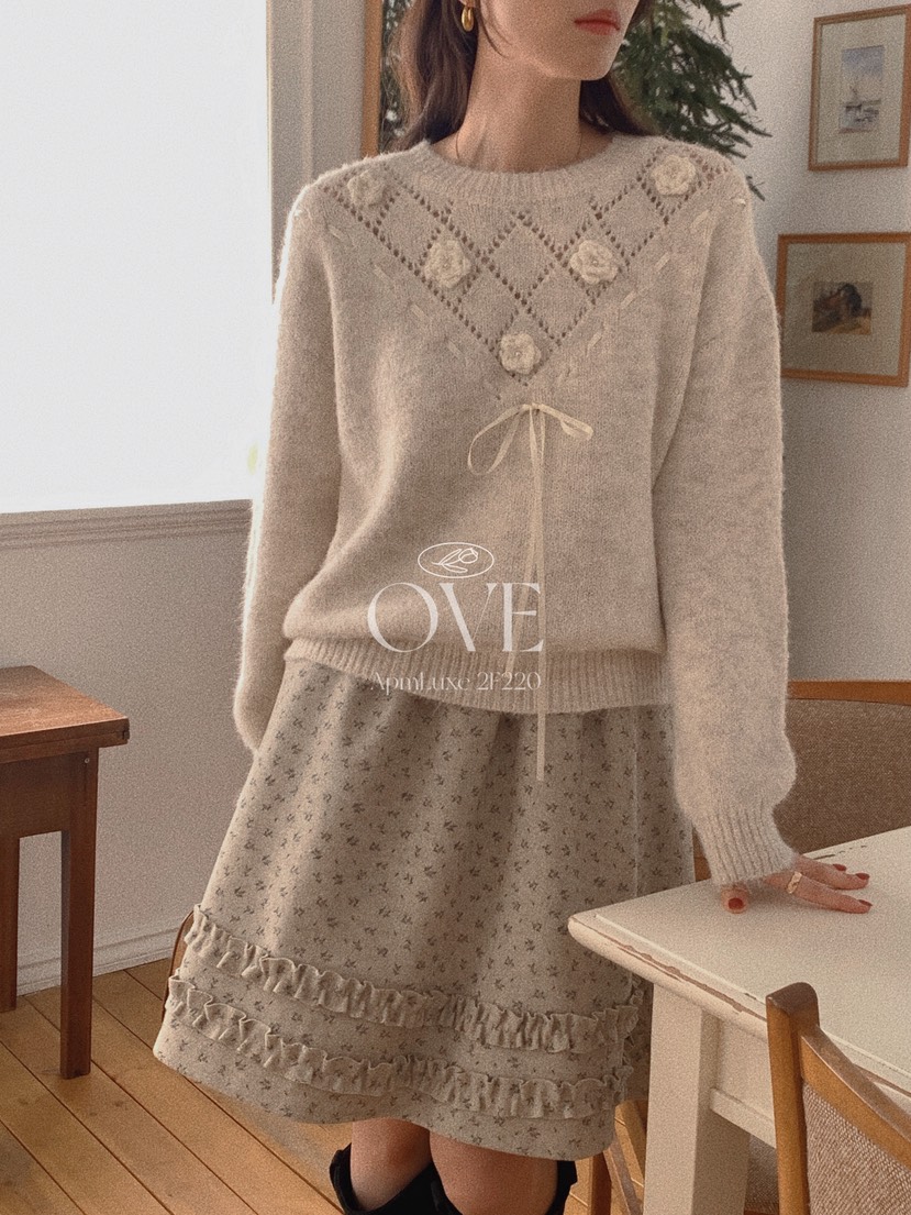 OVE東大門㊣代購女士新款25秋冬休閑真品熱賣人氣半身裙中短裙OVE半身裙/中短裙