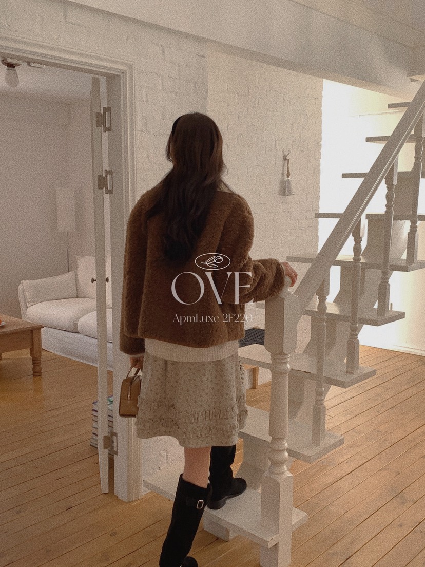 OVE東大門㊣代購女士新款25秋冬休閑真品熱賣人氣半身裙中短裙OVE半身裙/中短裙