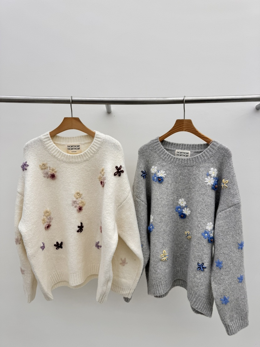 THORE東大門㊣實拍女裝新品休閑推薦時尚人氣25秋冬真品毛衣THORE毛衣