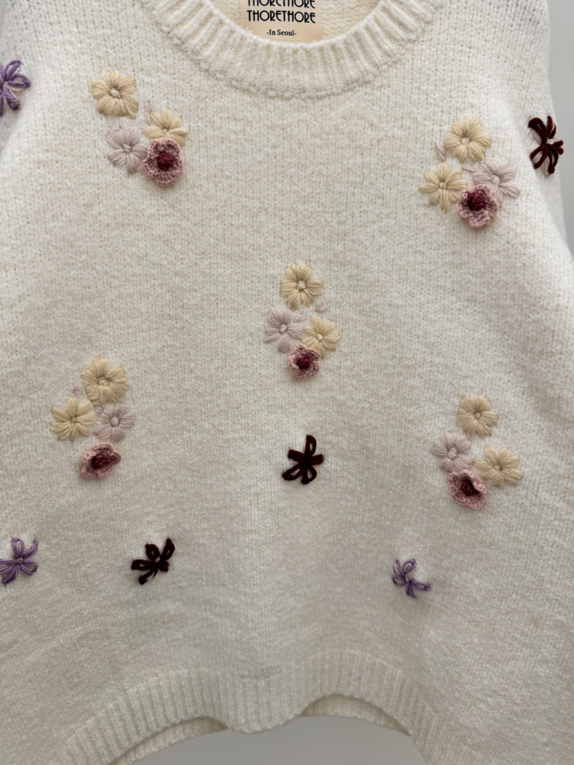 THORE東大門㊣實拍女裝新品休閑推薦時尚人氣25秋冬真品毛衣THORE毛衣