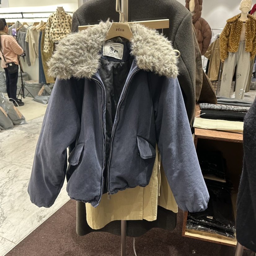 PITA東大門㊣實拍女裝新款25秋冬熱賣時尚人氣真品休閑夾克棉THE VERLIN/piTa夾克圖色1