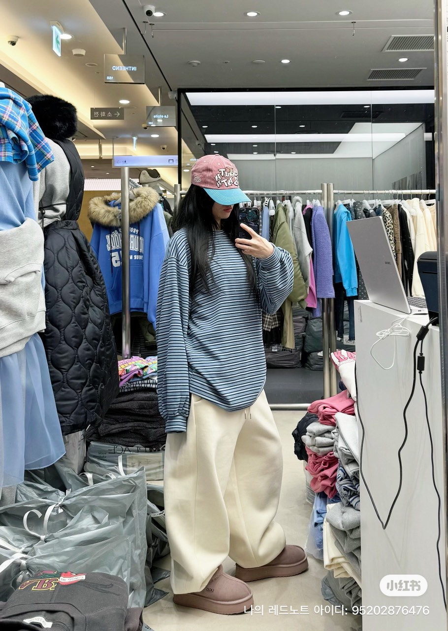 INTHEEND韓國直郵㊣女裝新款25秋冬時尚人氣真品職業長袖T恤INTHEEND長袖T恤