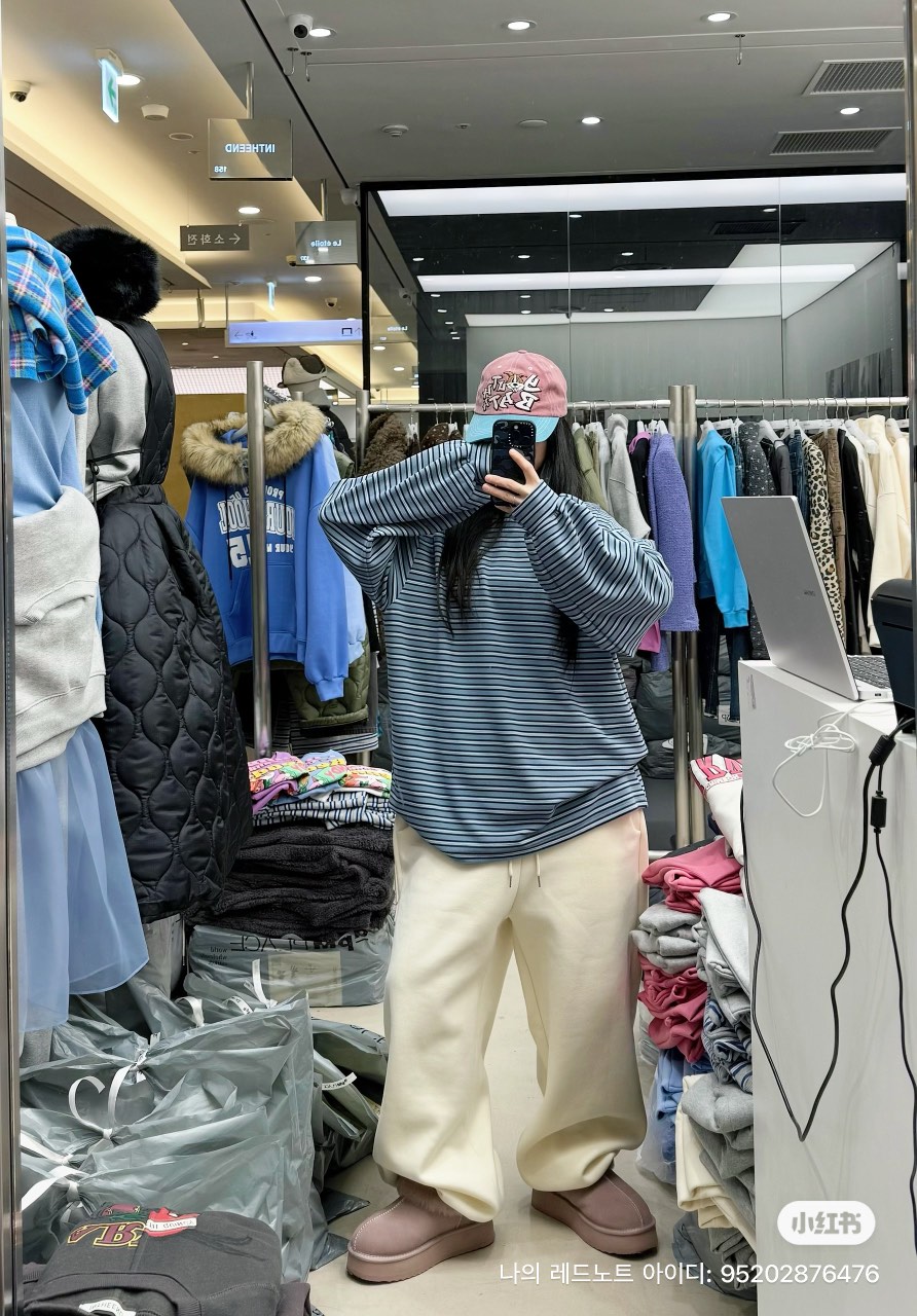 INTHEEND韓國直郵㊣女裝新款25秋冬時尚人氣真品職業長袖T恤INTHEEND長袖T恤