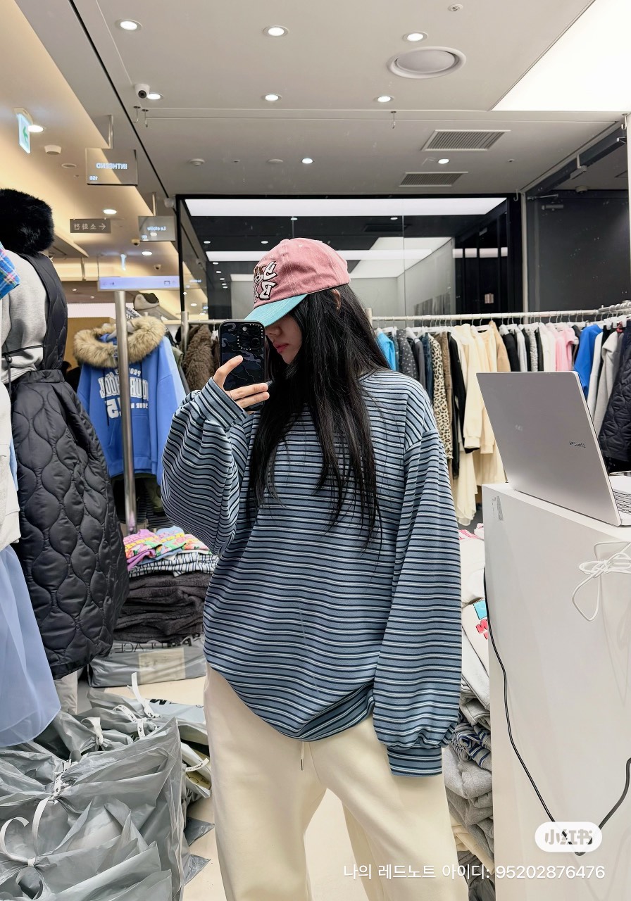 INTHEEND韓國直郵㊣女裝新款25秋冬時尚人氣真品職業長袖T恤INTHEEND長袖T恤