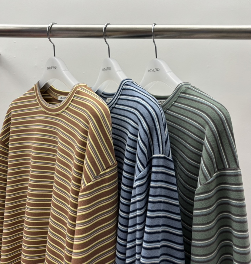 INTHEEND韓國直郵㊣女裝新款25秋冬時尚人氣真品職業長袖T恤INTHEEND長袖T恤