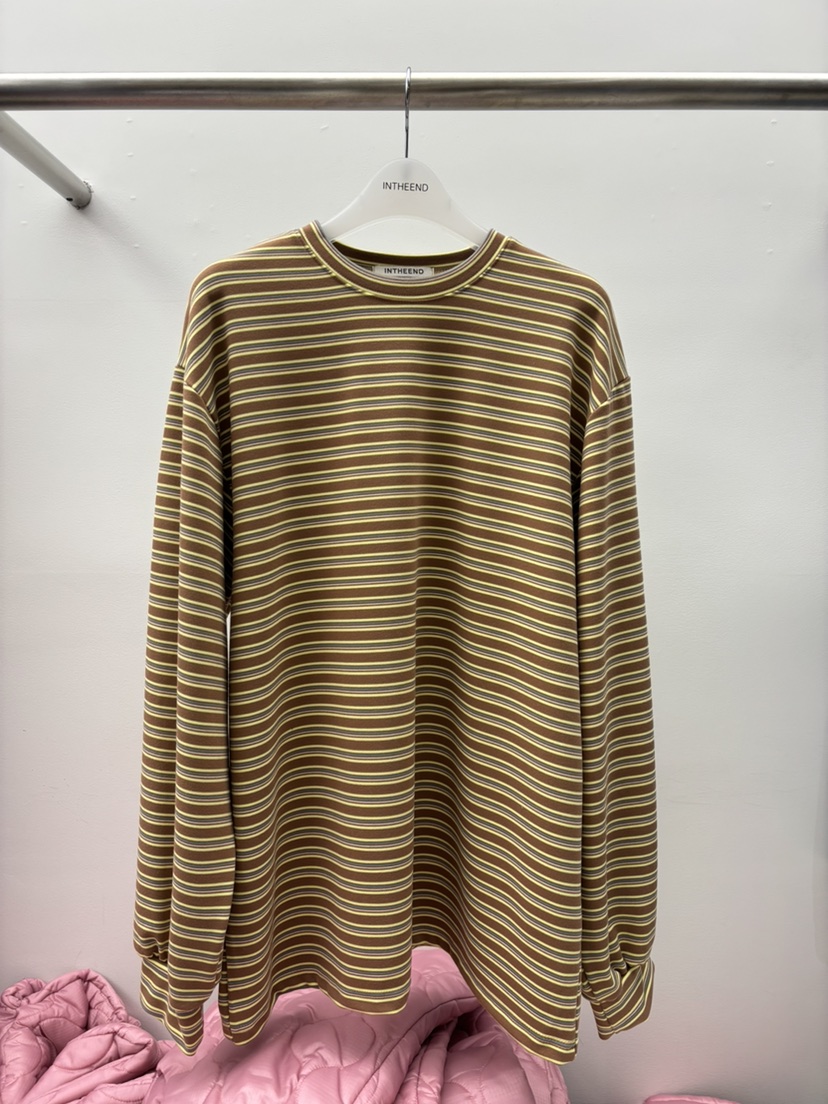INTHEEND韓國直郵㊣女裝新款25秋冬時尚人氣真品職業長袖T恤INTHEEND長袖T恤