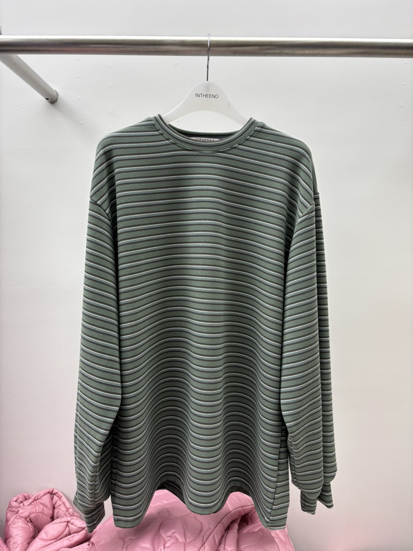 INTHEEND韓國直郵㊣女裝新款25秋冬時尚人氣真品職業長袖T恤INTHEEND長袖T恤