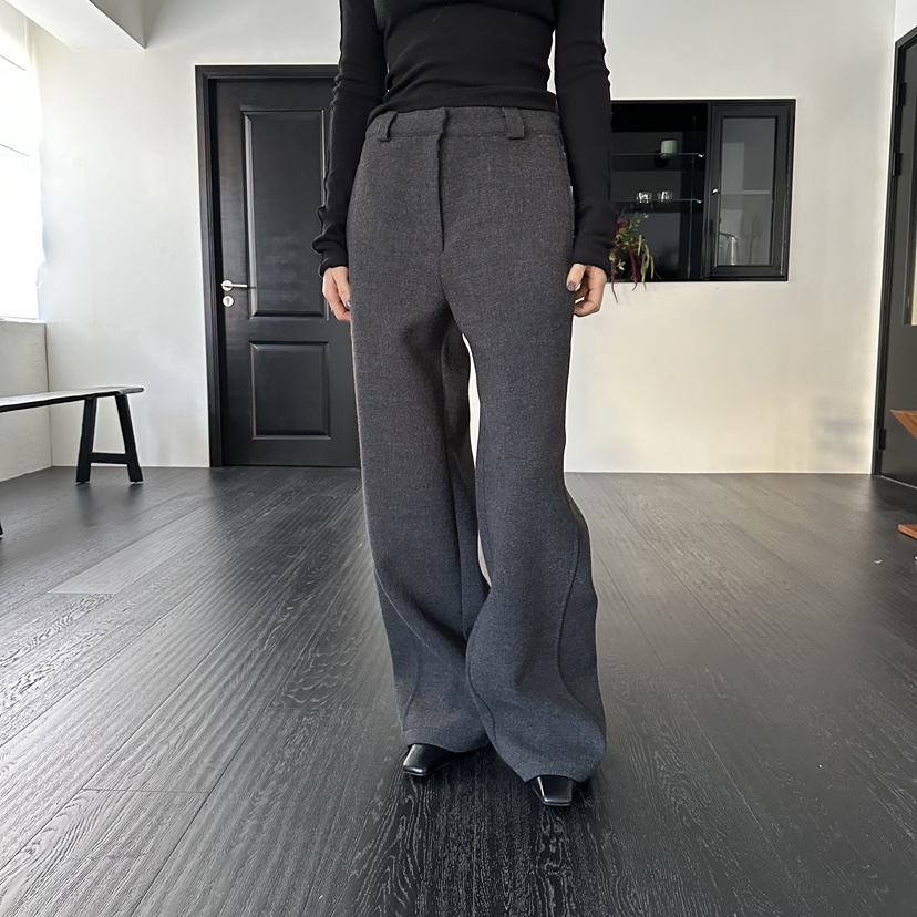 MOMENT韓國代購㊣女士新款職業25秋冬時尚休閑人氣熱賣休閑褲MOMENT/RECOVER休閑褲