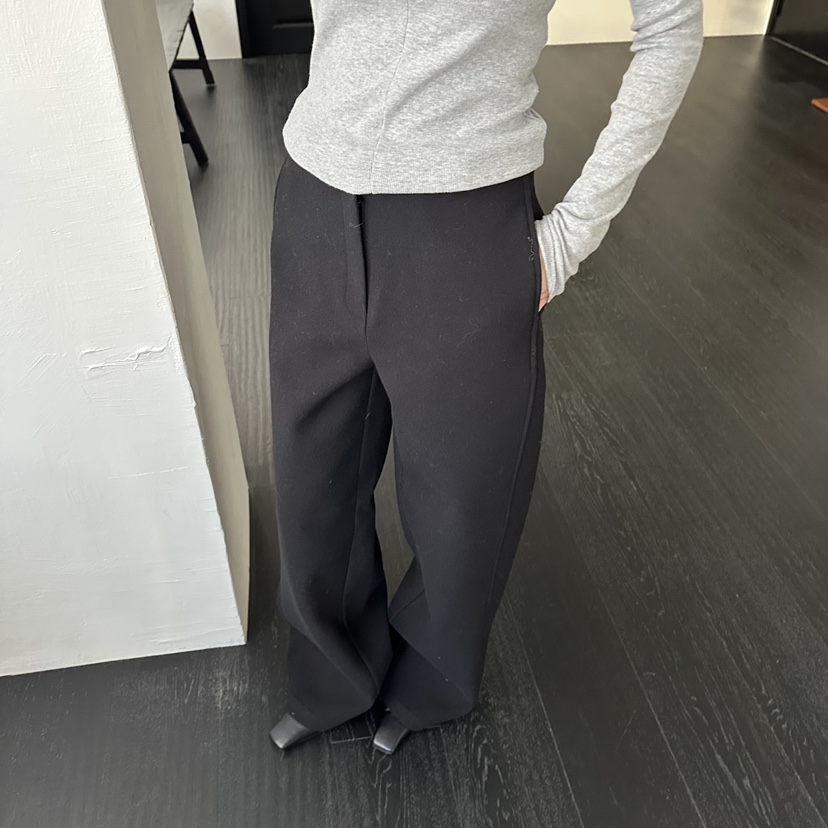 MOMENT韓國代購㊣女士新款職業25秋冬時尚休閑人氣熱賣休閑褲MOMENT/RECOVER休閑褲