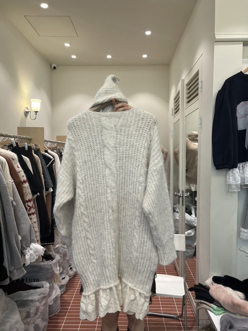 BE&amp;BE韓國直郵㊣女裝新品休閑真品時尚職業連衣裙含圍巾BE&be連衣裙