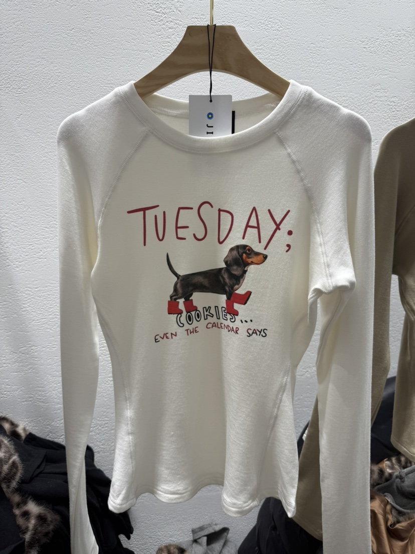 JIMMY東大門㊣實拍女裝新款推薦休閑真品時尚熱賣25秋冬長袖T恤JIMMY/REMAKE長袖T恤圖色3