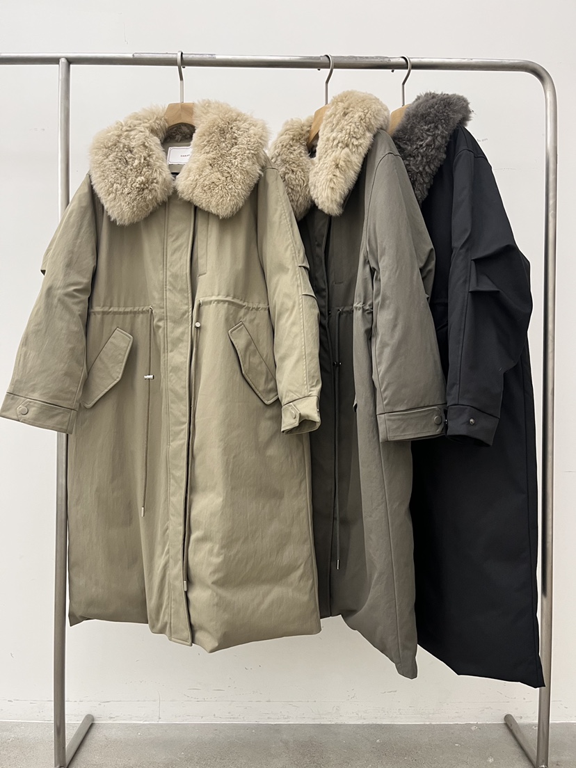 DARAK韓國代購㊣女士新品真品職業人氣熱賣時尚長款棉服填充DARAK長款棉服