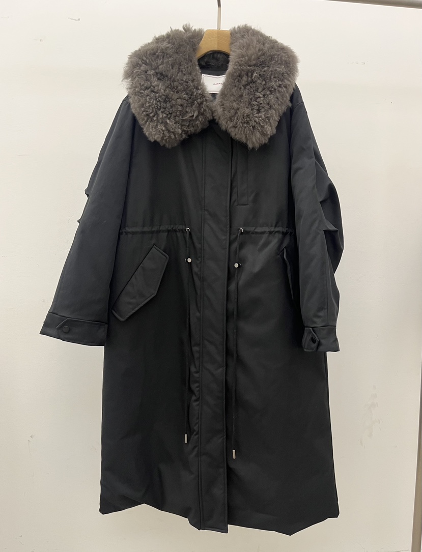 DARAK韓國代購㊣女士新品真品職業人氣熱賣時尚長款棉服填充DARAK長款棉服圖色3