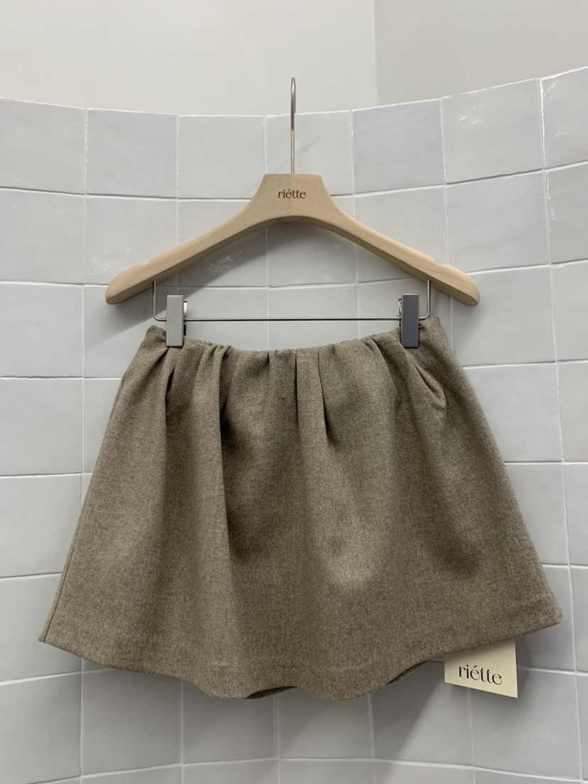 RIETTE韓國代購㊣女裝新品25秋冬人氣職業熱賣時尚真品短裙RIETTE短裙圖色2