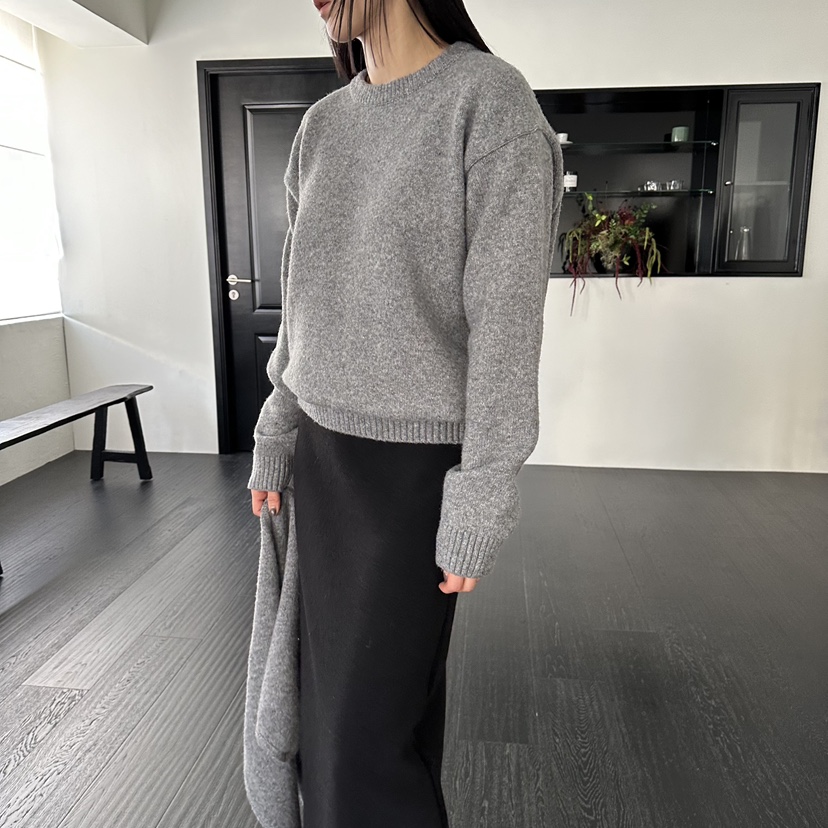 MOMENT韓國代購㊣女裝新款職業休閑真品熱賣時尚針織衫披肩MOMENT/RECOVER針織衫