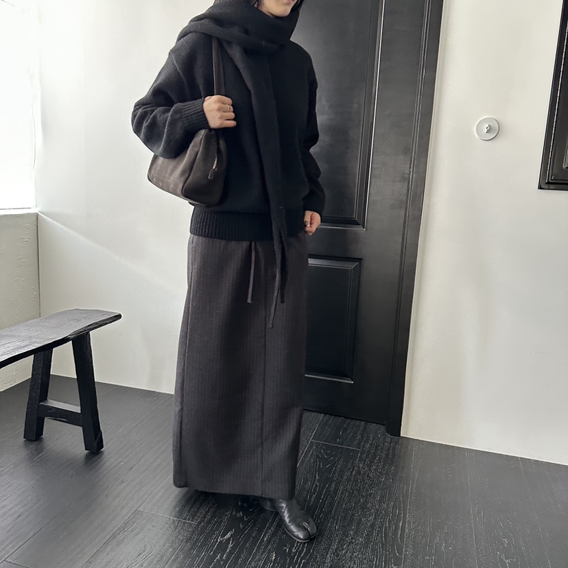 MOMENT韓國代購㊣女裝新款職業休閑真品熱賣時尚針織衫披肩MOMENT/RECOVER針織衫