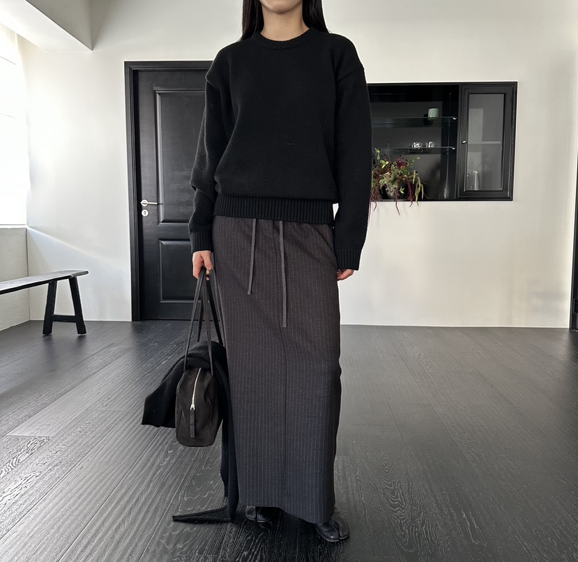 MOMENT韓國代購㊣女裝新款職業休閑真品熱賣時尚針織衫披肩MOMENT/RECOVER針織衫