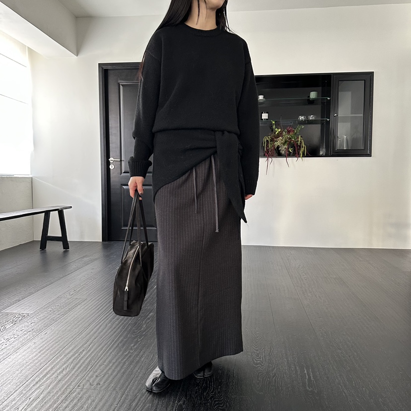 MOMENT韓國代購㊣女裝新款職業休閑真品熱賣時尚針織衫披肩MOMENT/RECOVER針織衫