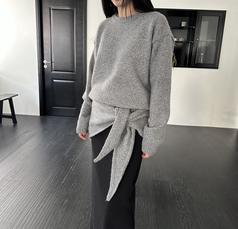 MOMENT韓國代購㊣女裝新款職業休閑真品熱賣時尚針織衫披肩MOMENT/RECOVER針織衫圖色1