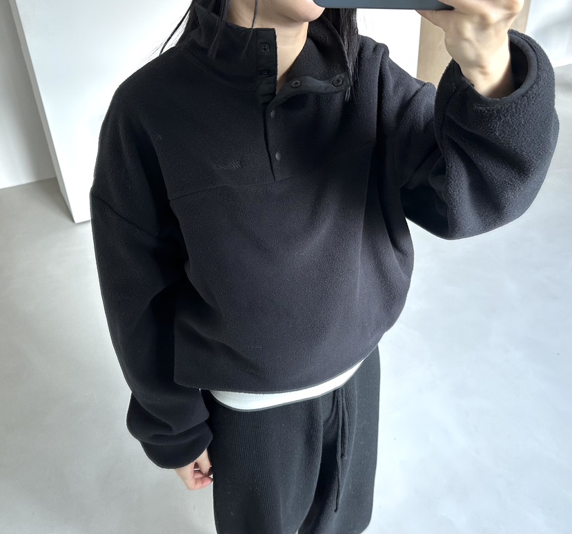 MOMENT東大門㊣代購女裝新品職業25秋冬推薦熱賣人氣衛衣抓絨MOMENT/RECOVER衛衣